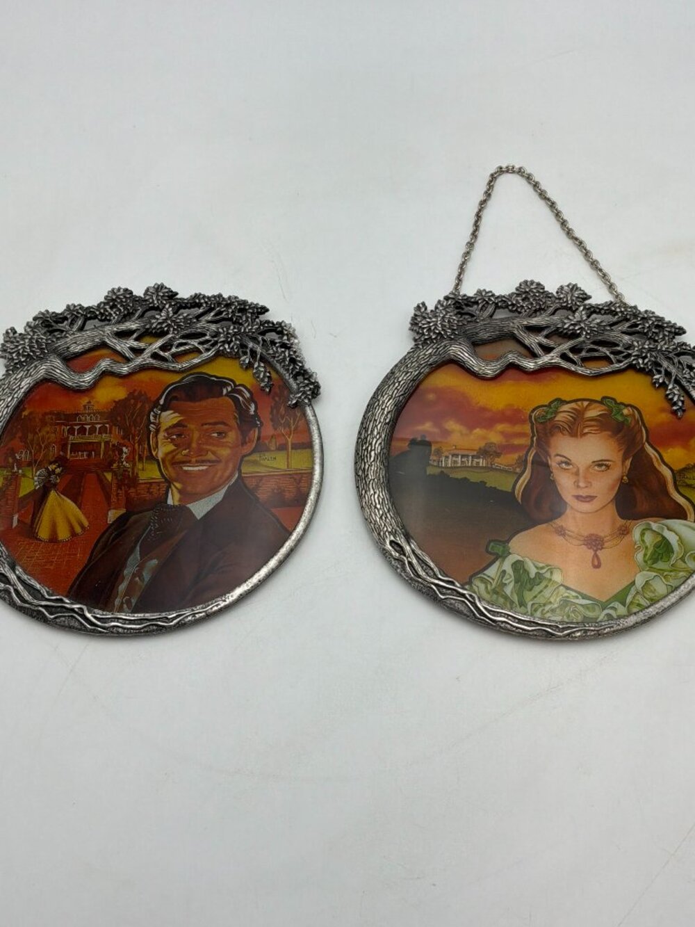 Gone With The Wind RHETT'S BRIGHT PROMISE/Scarlett Radiance Stained Glass Lot 2